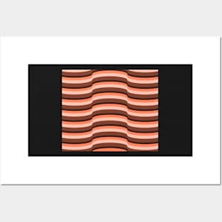 Op Art Orange 7632 Posters and Art